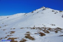 Immagine invernale dei monti del Gennargentu