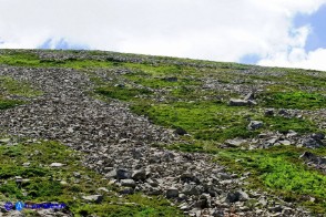 La pietraia di "S'Abba ci sonada", l'acqua che risuona