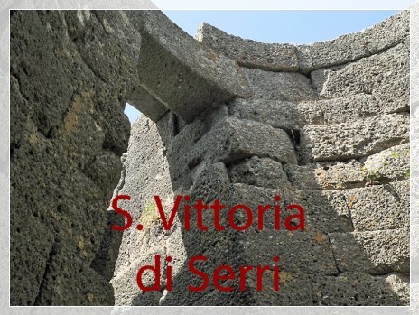 Vai al capitolo S. VITTORIA DI SERRI. Go to section S. VITTORIA DI SERRI