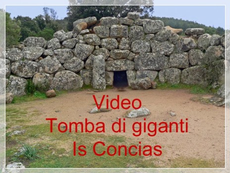 Vai al capitolo VIDEO TOMBA DI GIGANTI IS CONCIAS  Go to section VIDEO TOMBA DI GIGANTI IS CONCIAS