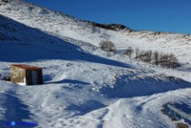 Immagine invernale dei monti del Gennargentu