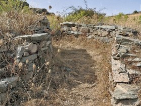 Esterzili - Sa 'omu de Orgìa: via di accesso all'area sacra