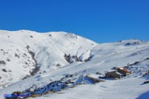 Immagine invernale dei monti del Gennargentu