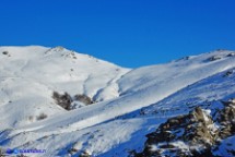 Immagine invernale dei monti del Gennargentu