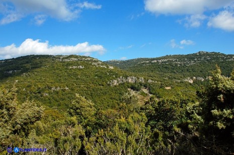 Il Montarbu di Seui presso la cascata di Middai