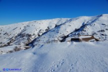 Immagine invernale dei monti del Gennargentu