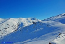 Immagine invernale dei monti del Gennargentu