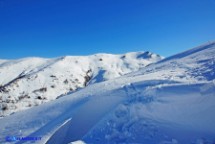 Immagine invernale dei monti del Gennargentu