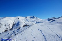 Immagine invernale dei monti del Gennargentu