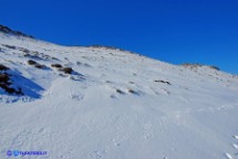 Immagine invernale dei monti del Gennargentu