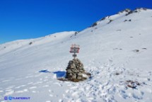 Immagine invernale dei monti del Gennargentu