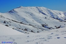 Immagine invernale dei monti del Gennargentu