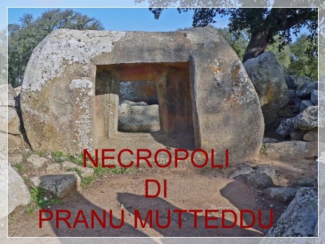 Vai al capitolo NECROPOLI DI PRANU MUTTEDDU. Go to section NECROPOLI DI PRANU MUTTEDDU